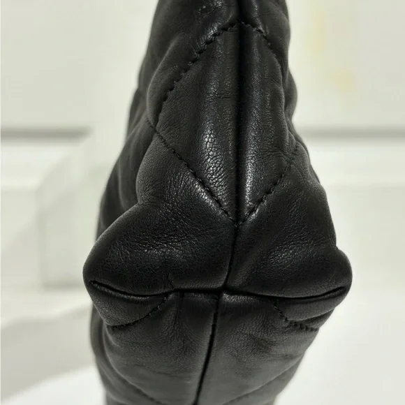 Lanvin Quilted  Black Leather pouch - Picture 7 of 12